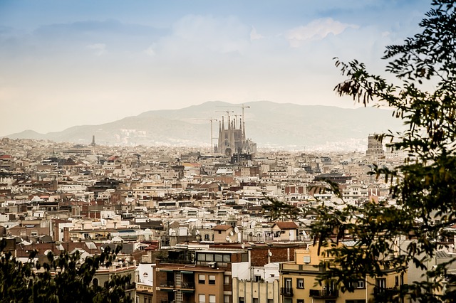 Widok na Barcelonę